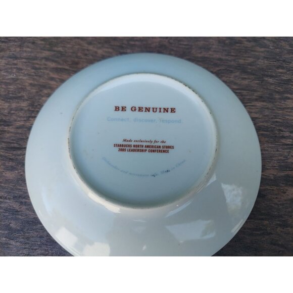 Starbucks 2005 Leadership Conference Ceramic Plates Set of 3 Abstract Designs - Picture 7 of 7
